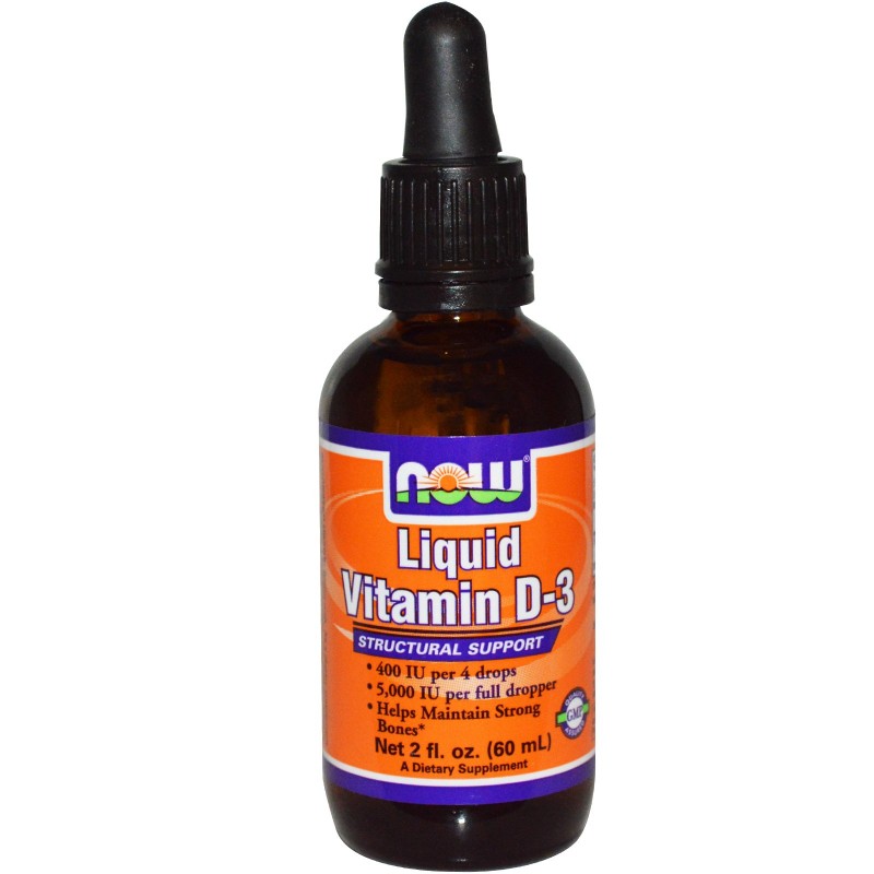 Now Liquid Vitamin D3 60ml