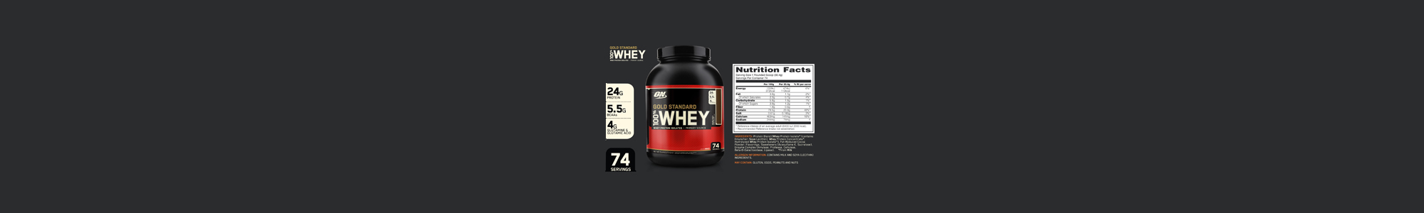 Optimum Nutrition Gold Standard 100% Whey Protein - French ...